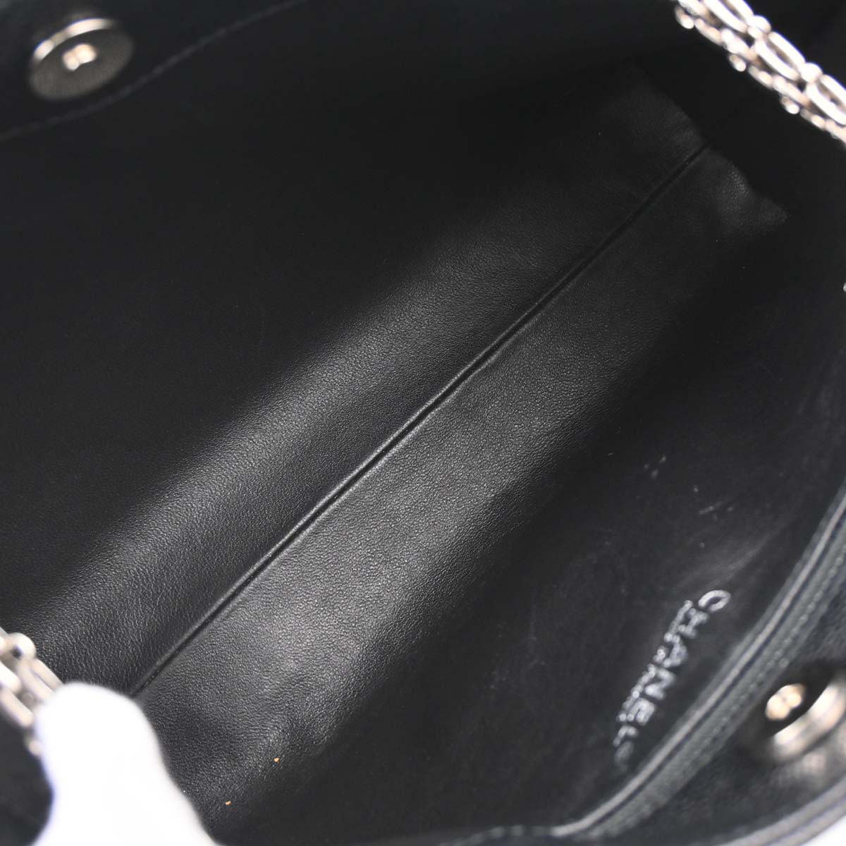 Chanel Black Caviar Skin Shoulder Bag