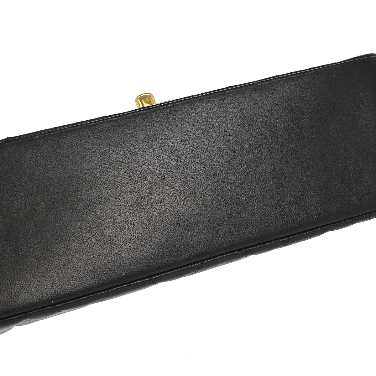 Chanel 1991-1994 Black Lambskin Small Diana Shoulder Bag