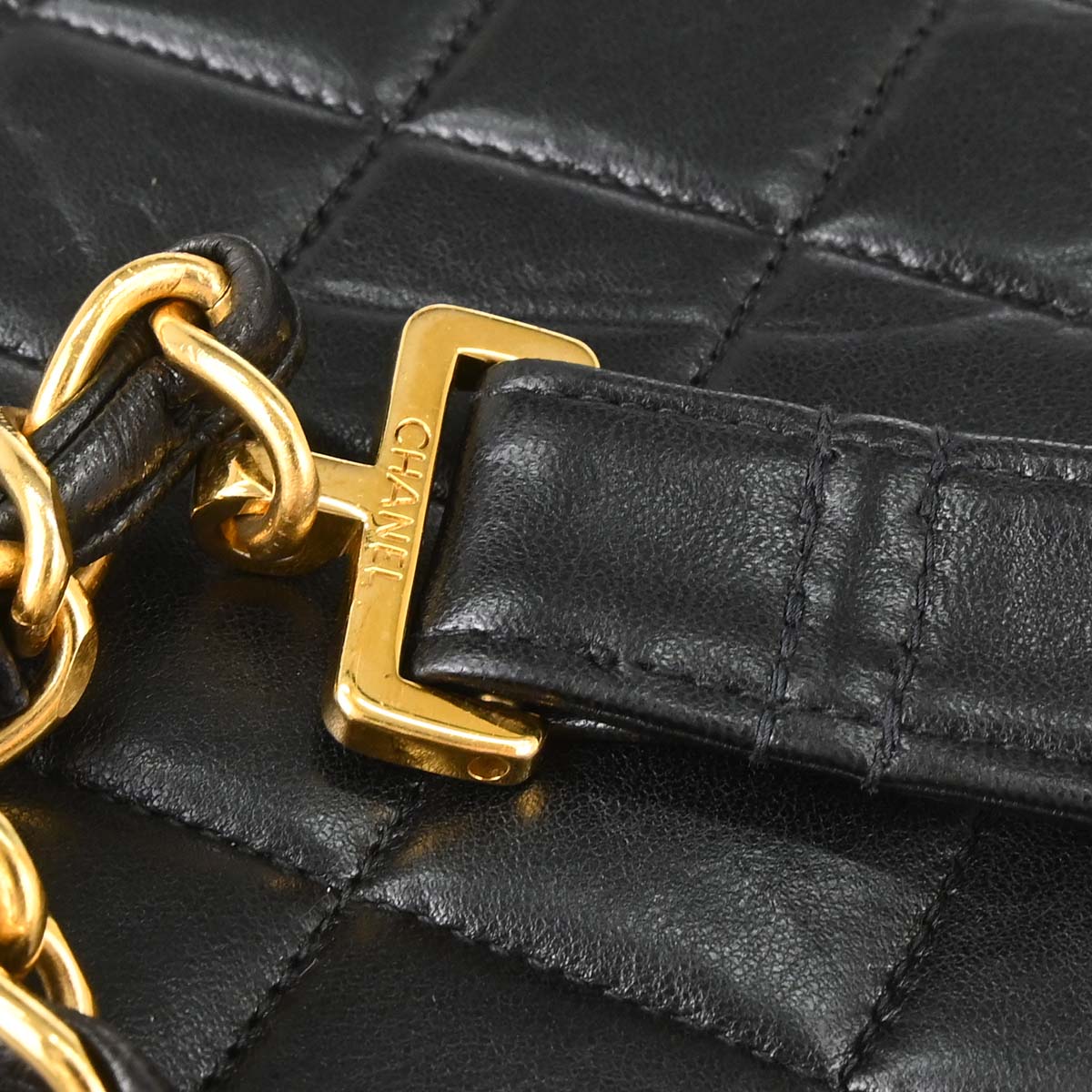 Chanel 1996-1997 Black Lambskin Backpack