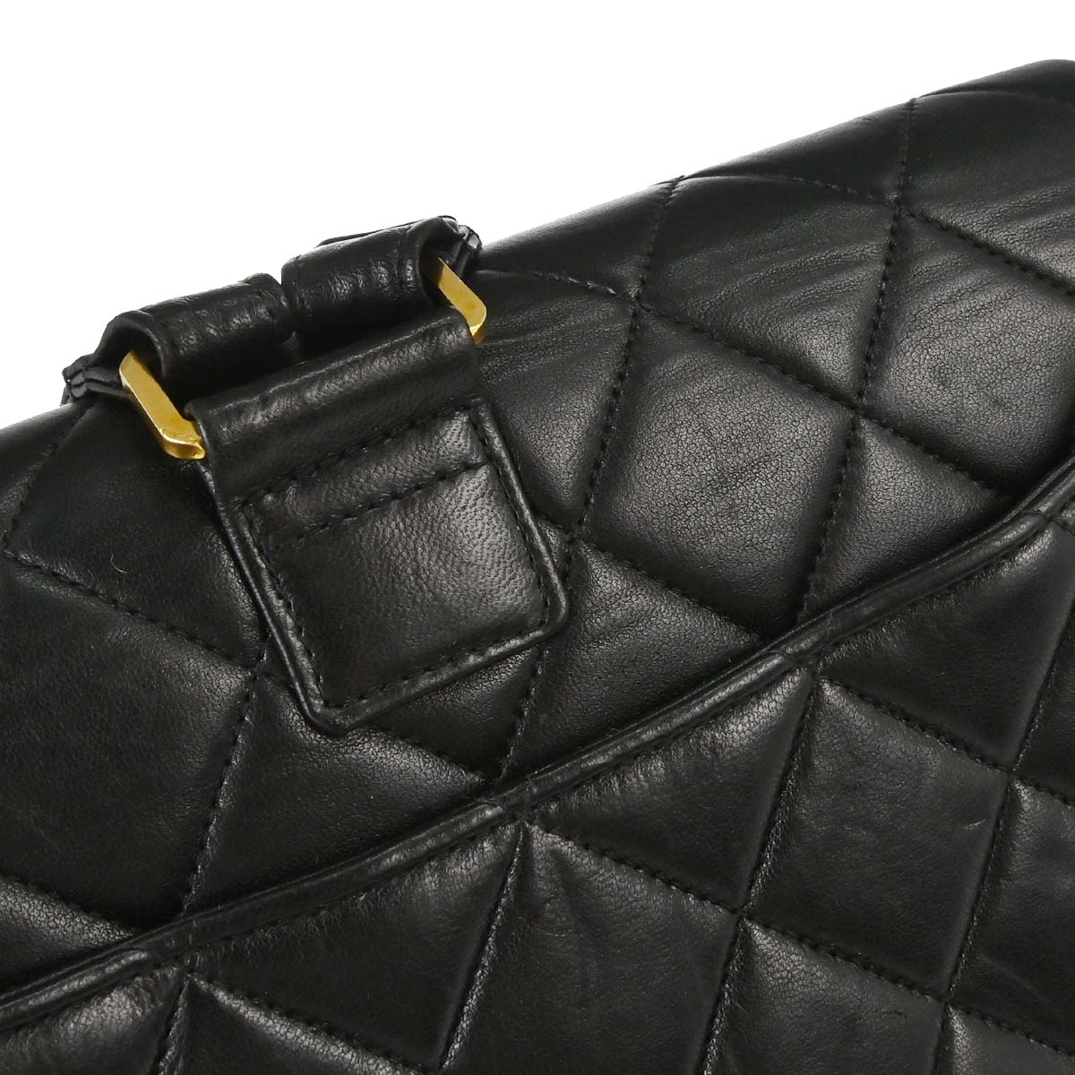 Chanel 1996-1997 Black Lambskin Backpack