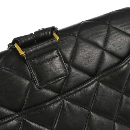 Chanel 1996-1997 Black Lambskin Backpack