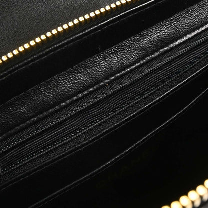 Chanel 1996-1997 Black Lambskin Backpack