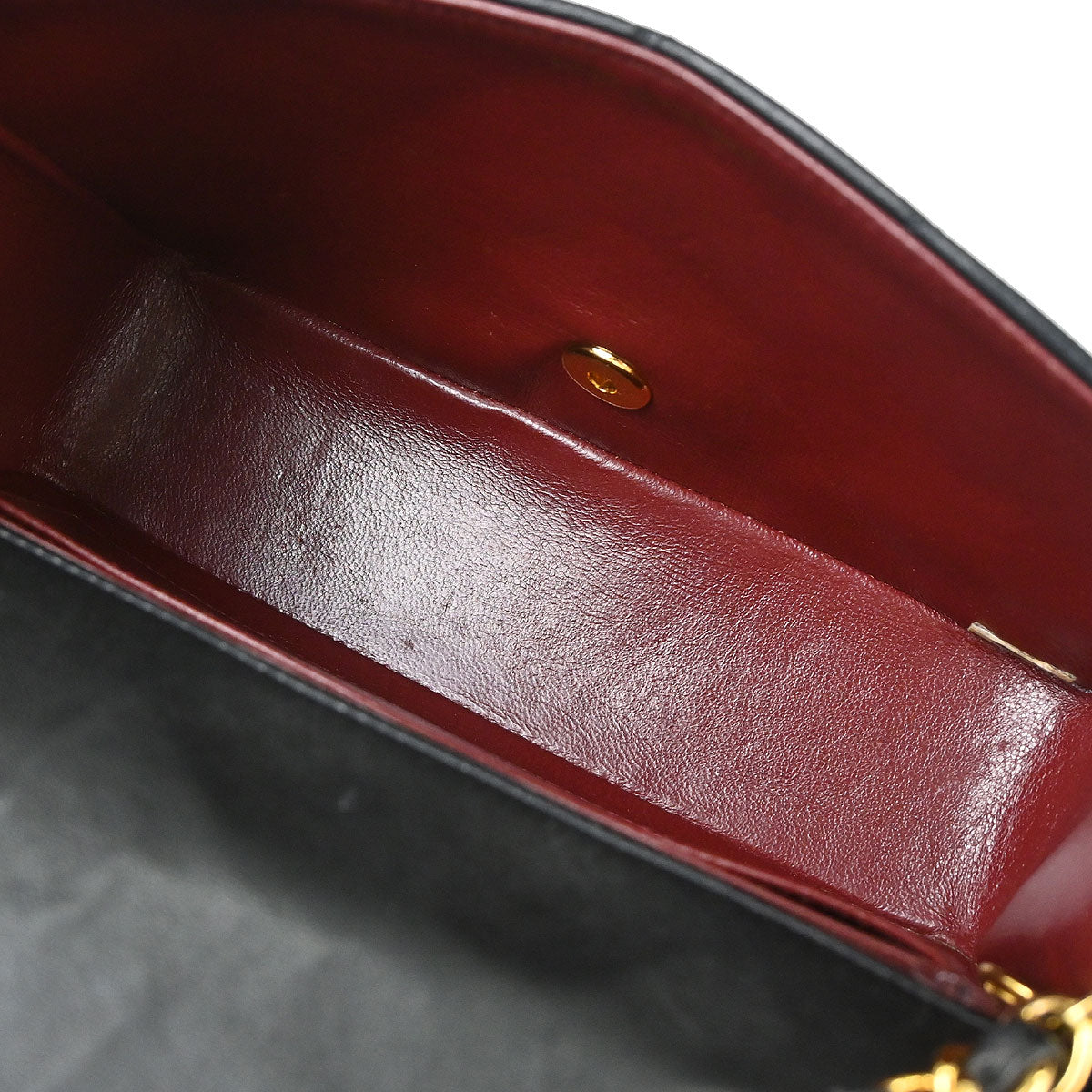 Chanel 1991-1994 Black Lambskin Small Diana Shoulder Bag