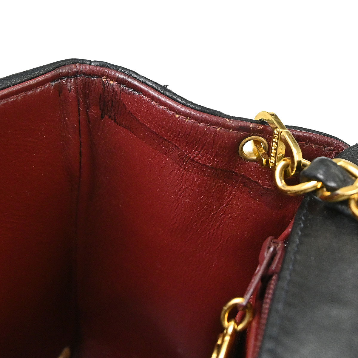 Chanel 1991-1994 Black Lambskin Small Diana Shoulder Bag