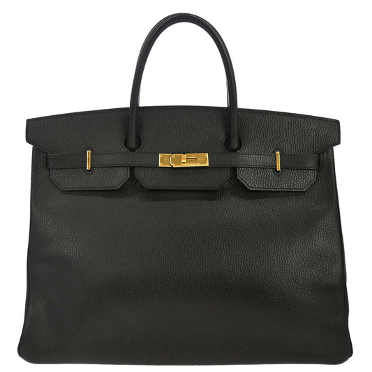 Hermes Black Ardennes Birkin 40 Handbag