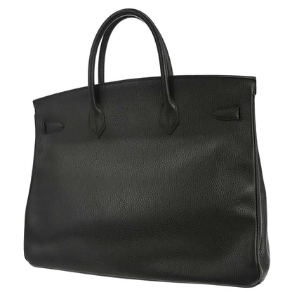 Hermes Black Ardennes Birkin 40 Handbag