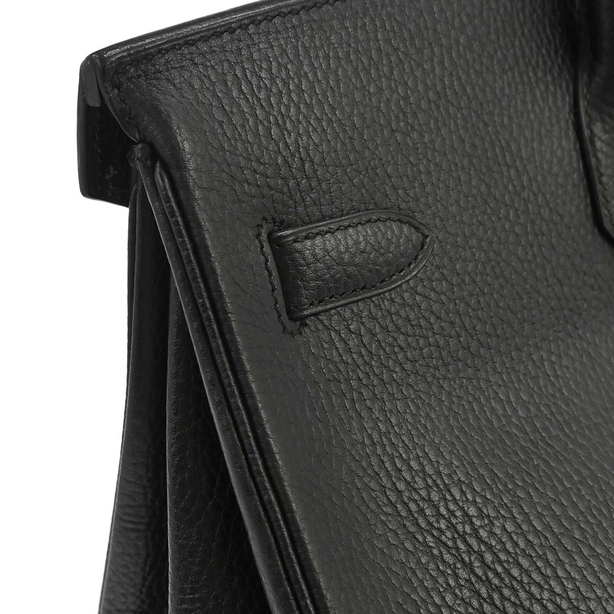 Hermes Black Ardennes Birkin 40 Handbag