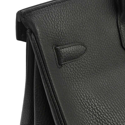 Hermes Black Ardennes Birkin 40 Handbag