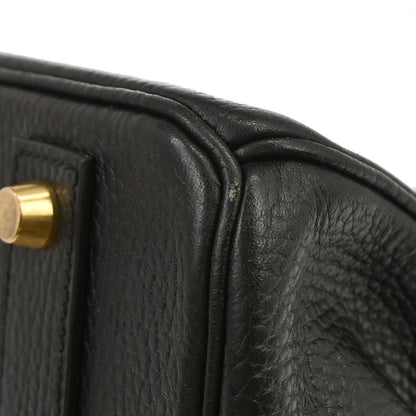 Hermes Black Ardennes Birkin 40 Handbag