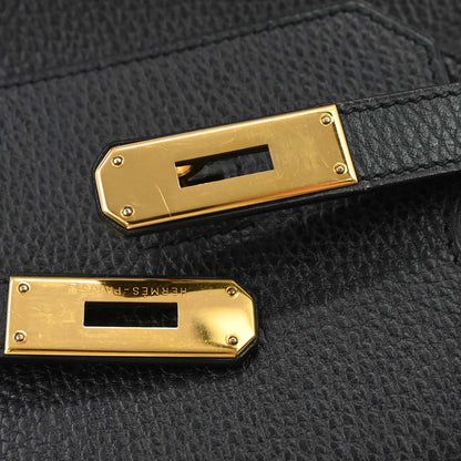 Hermes Black Ardennes Birkin 40 Handbag