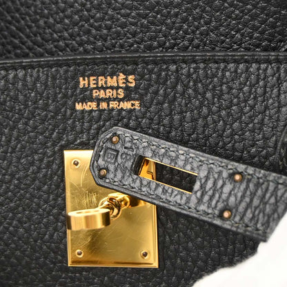 Hermes Black Ardennes Birkin 40 Handbag