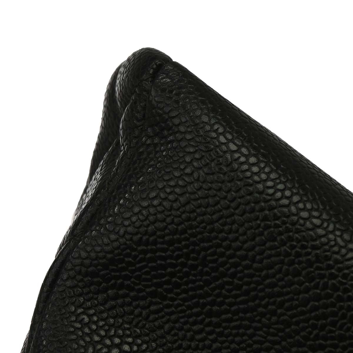 Chanel 2003-2004 Black Caviar Skin Tote Bag
