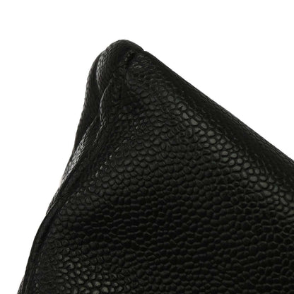 Chanel 2003-2004 Black Caviar Skin Tote Bag