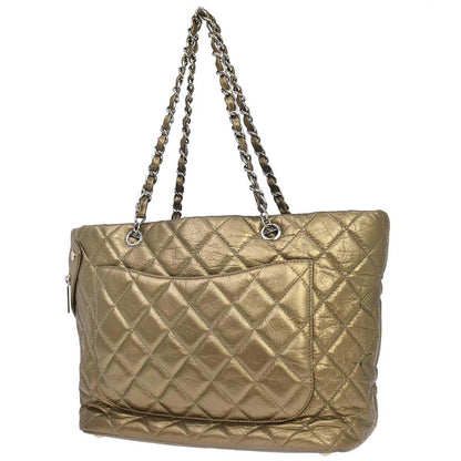 Chanel Gold Calfskin Cambon Tote Bag