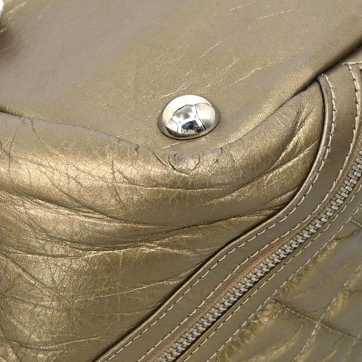 Chanel Gold Calfskin Cambon Tote Bag