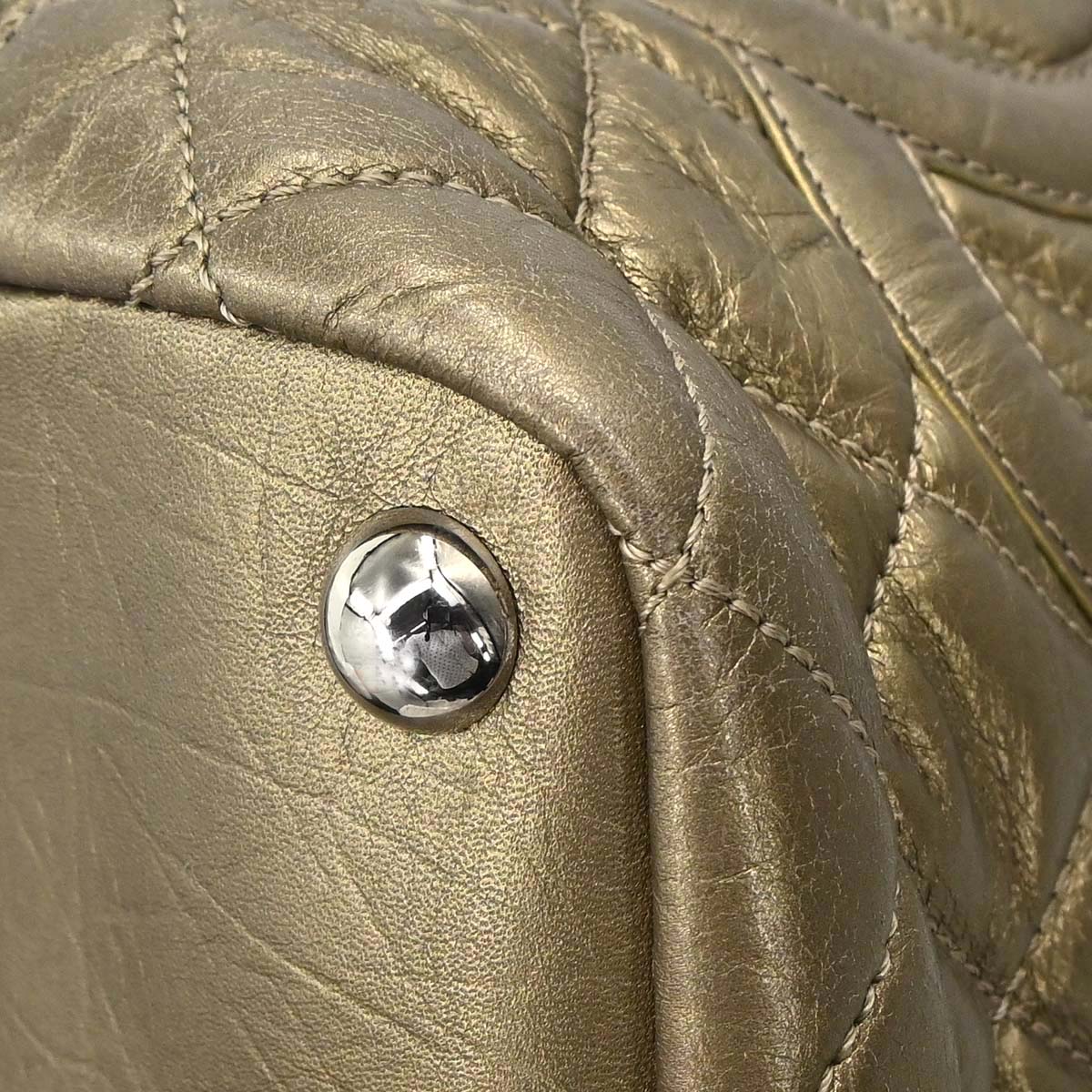 Chanel Gold Calfskin Cambon Tote Bag