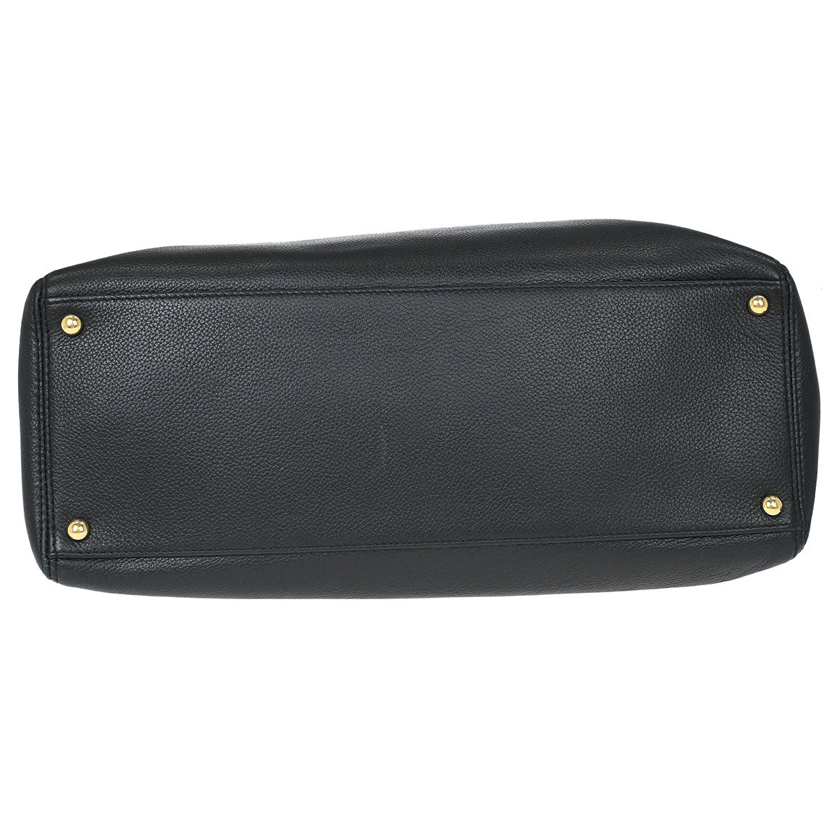 Chanel 2004-2005 Black Calfskin Executive Cerf 2way Shoulder Tote Bag