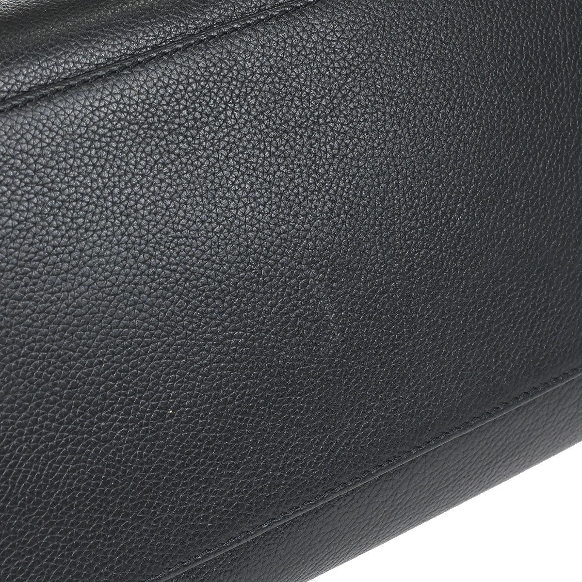 Chanel 2004-2005 Black Calfskin Executive Cerf 2way Shoulder Tote Bag