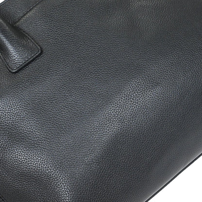 Chanel 2004-2005 Black Calfskin Executive Cerf 2way Shoulder Tote Bag