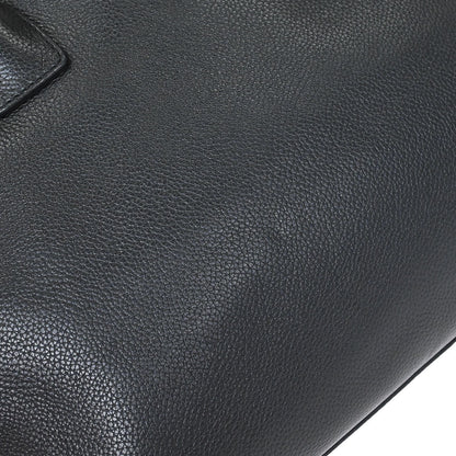 Chanel 2004-2005 Black Calfskin Executive Cerf 2way Shoulder Tote Bag