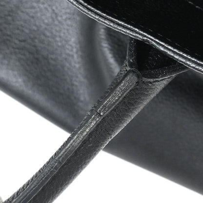 Chanel 2004-2005 Black Calfskin Executive Cerf 2way Shoulder Tote Bag