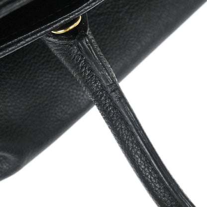 Chanel 2004-2005 Black Calfskin Executive Cerf 2way Shoulder Tote Bag