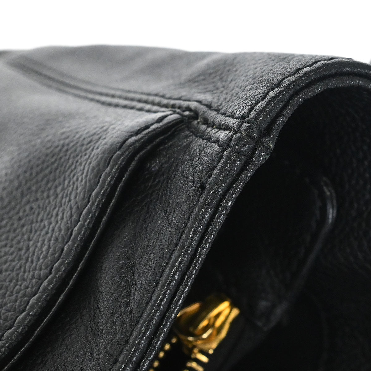 Chanel 2004-2005 Black Calfskin Executive Cerf 2way Shoulder Tote Bag