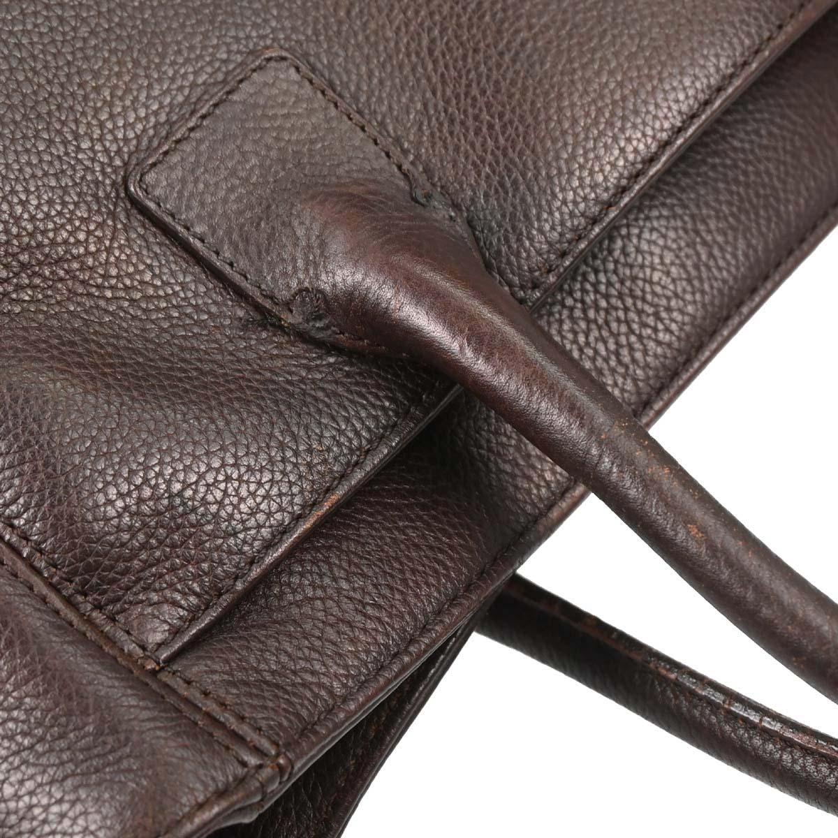 Chanel Brown Calfskin Executive Cerf Tote Bag 2way Handbag