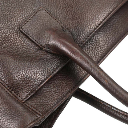 Chanel Brown Calfskin Executive Cerf Tote Bag 2way Handbag
