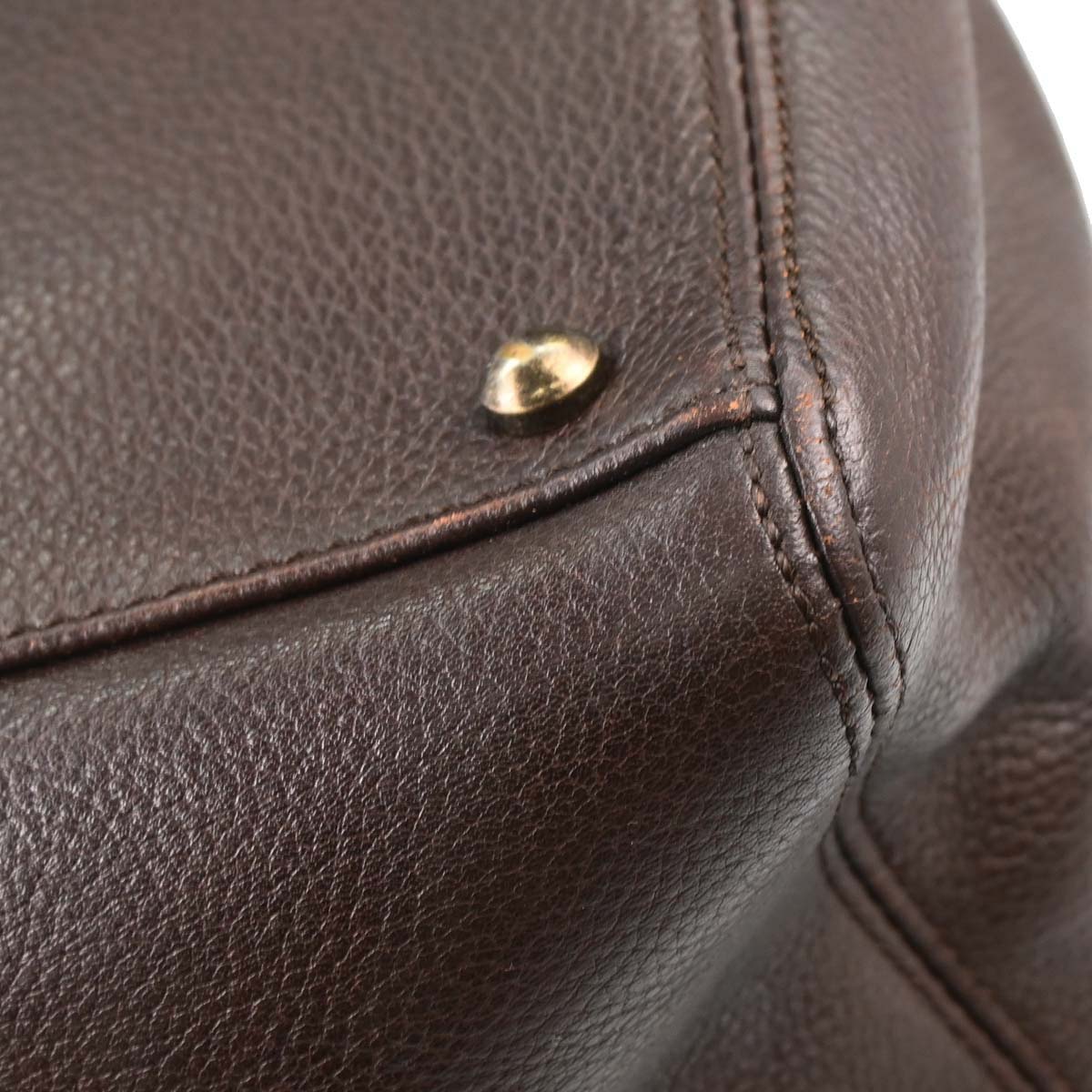 Chanel Brown Calfskin Executive Cerf Tote Bag 2way Handbag