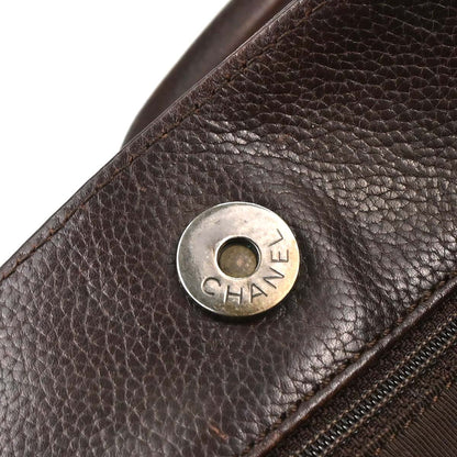 Chanel Brown Calfskin Executive Cerf Tote Bag 2way Handbag