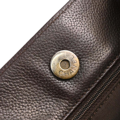 Chanel Brown Calfskin Executive Cerf Tote Bag 2way Handbag