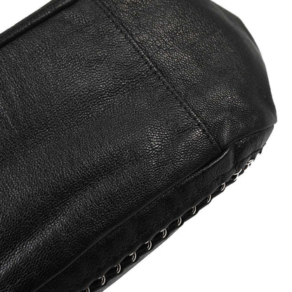 Chanel 2006-2008 Black Luxury Line Accordion Flap Bag Shoulder Bag