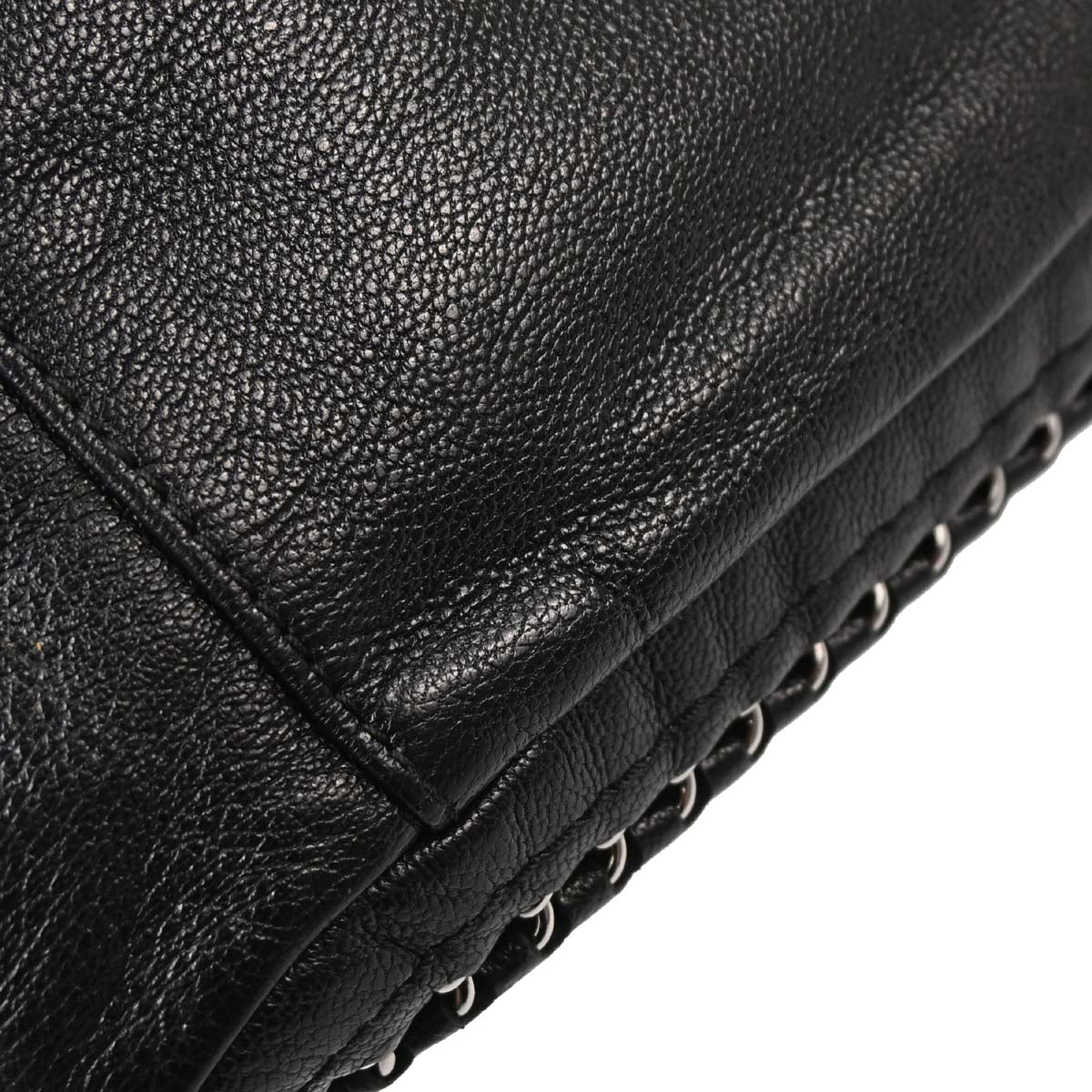 Chanel 2006-2008 Black Luxury Line Accordion Flap Bag Shoulder Bag