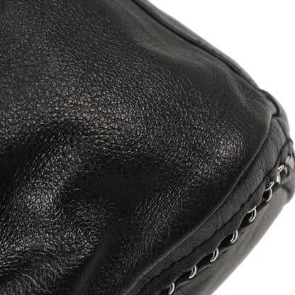 Chanel 2006-2008 Black Luxury Line Accordion Flap Bag Shoulder Bag