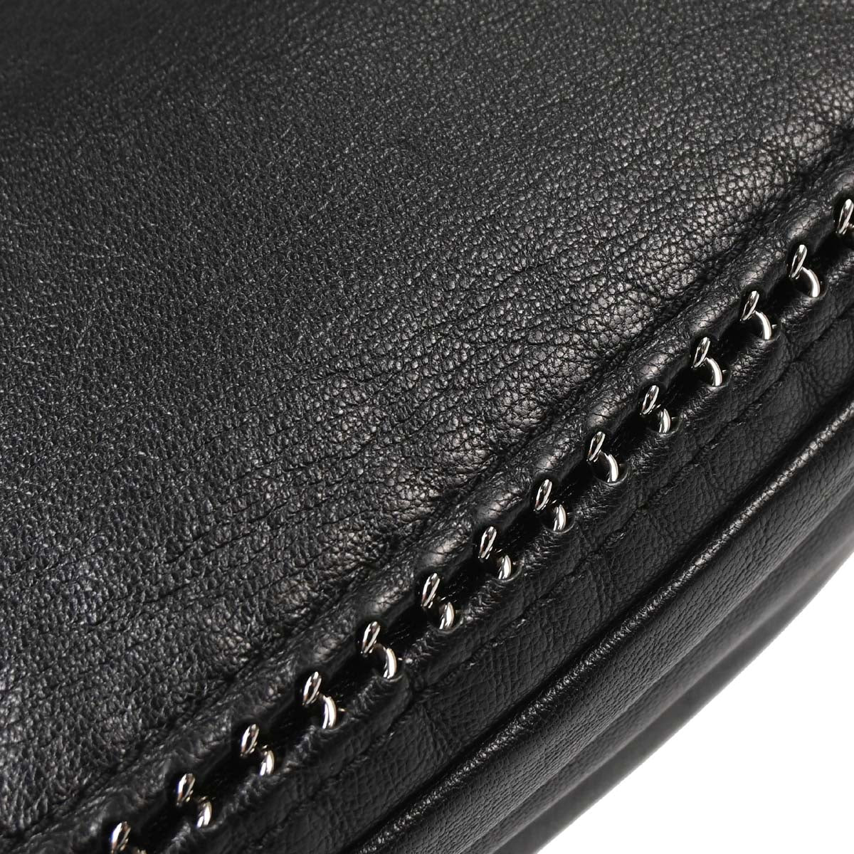 Chanel 2006-2008 Black Luxury Line Accordion Flap Bag Shoulder Bag