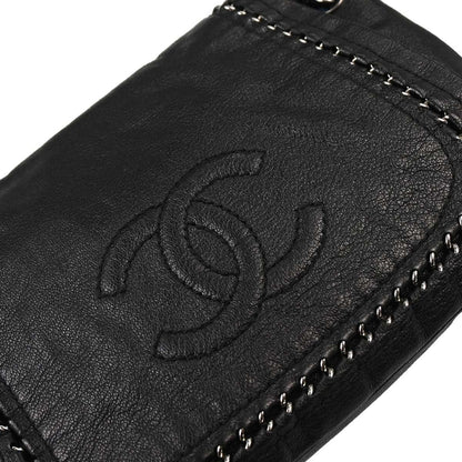 Chanel 2006-2008 Black Luxury Line Accordion Flap Bag Shoulder Bag