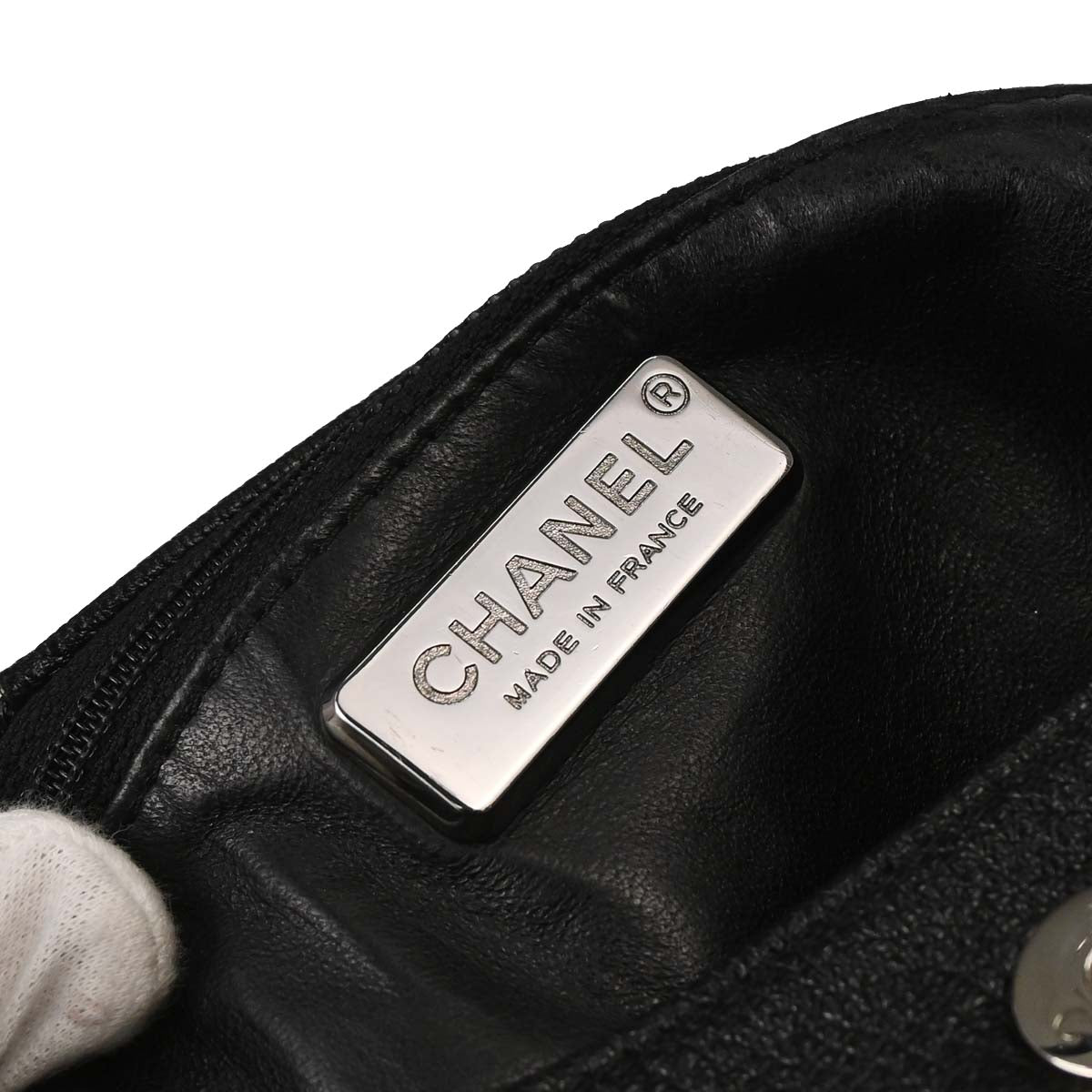 Chanel 2006-2008 Black Luxury Line Accordion Flap Bag Shoulder Bag