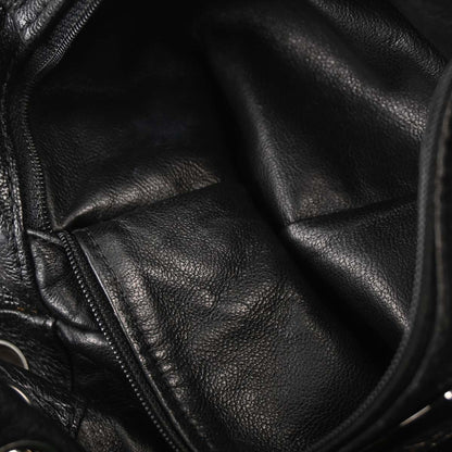 Chanel 2006-2008 Black Luxury Line Accordion Flap Bag Shoulder Bag
