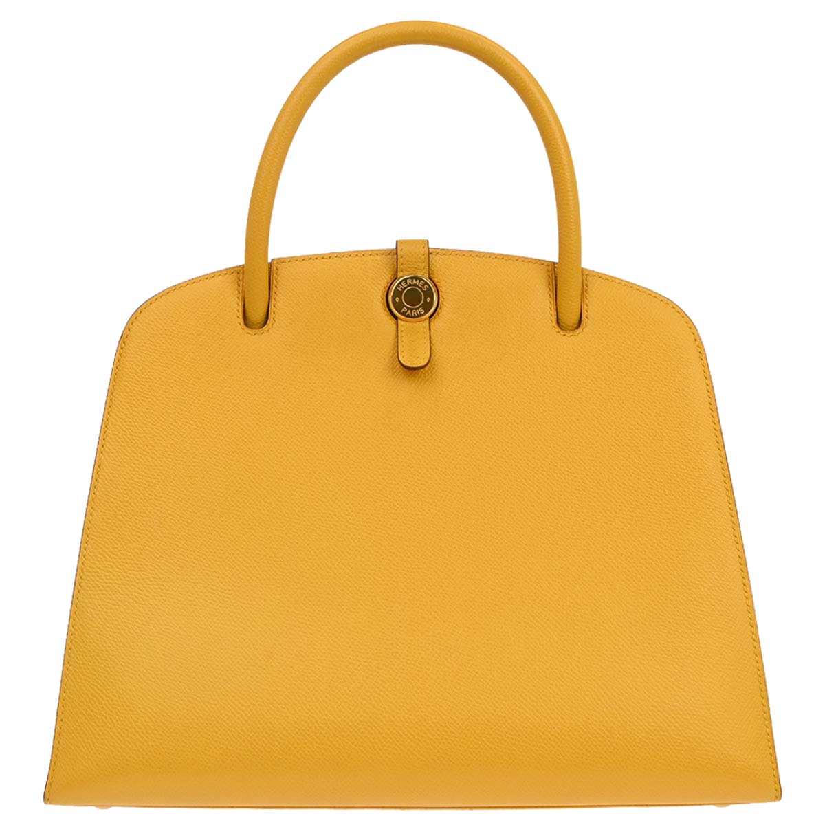Hermes Jaune Courchevel Dalvy 30 MM Handbag