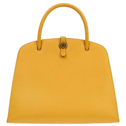 Hermes Jaune Courchevel Dalvy 30 MM Handbag