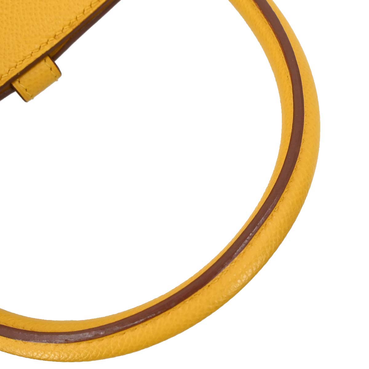 Hermes Jaune Courchevel Dalvy 30 MM Handbag
