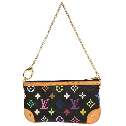 Louis Vuitton Black Multicolor Pochette Milla MM Handbag M60097