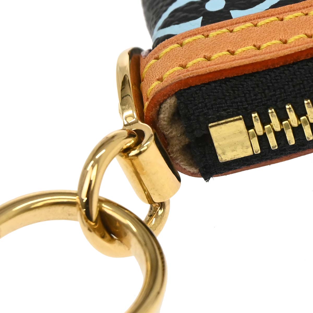 Louis Vuitton Black Multicolor Pochette Milla MM Handbag M60097