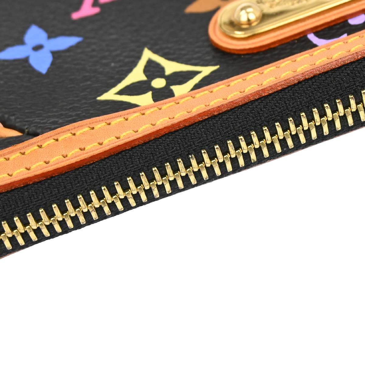 Louis Vuitton Black Multicolor Pochette Milla MM Handbag M60097