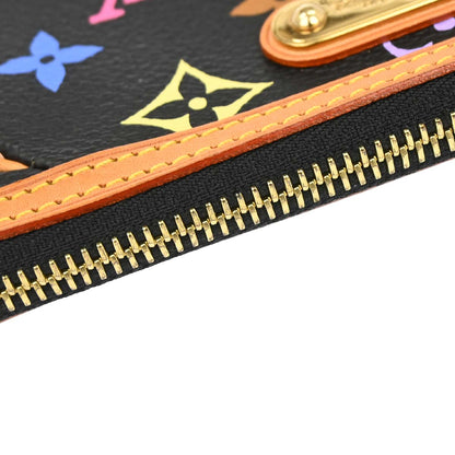 Louis Vuitton Black Multicolor Pochette Milla MM Handbag M60097