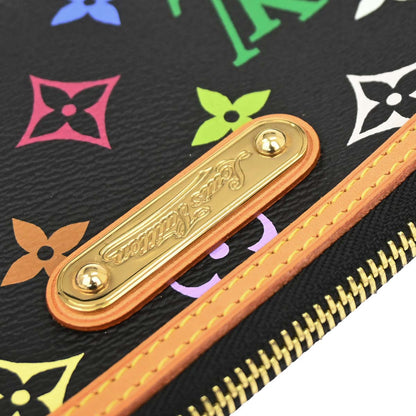 Louis Vuitton Black Multicolor Pochette Milla MM Handbag M60097