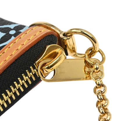 Louis Vuitton Black Multicolor Pochette Milla MM Handbag M60097