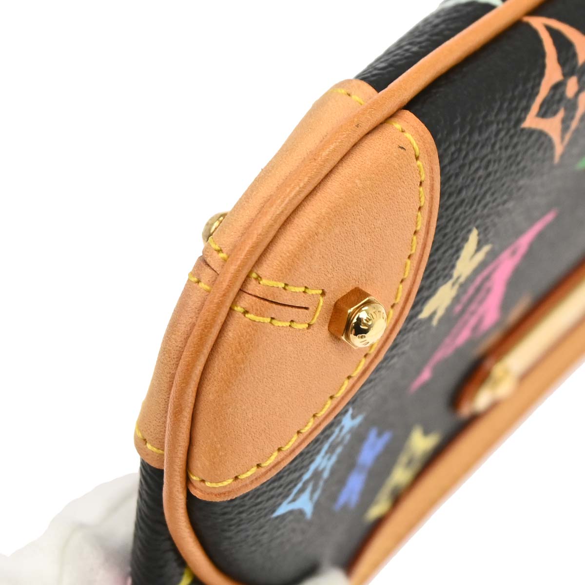 Louis Vuitton Black Multicolor Pochette Milla MM Handbag M60097