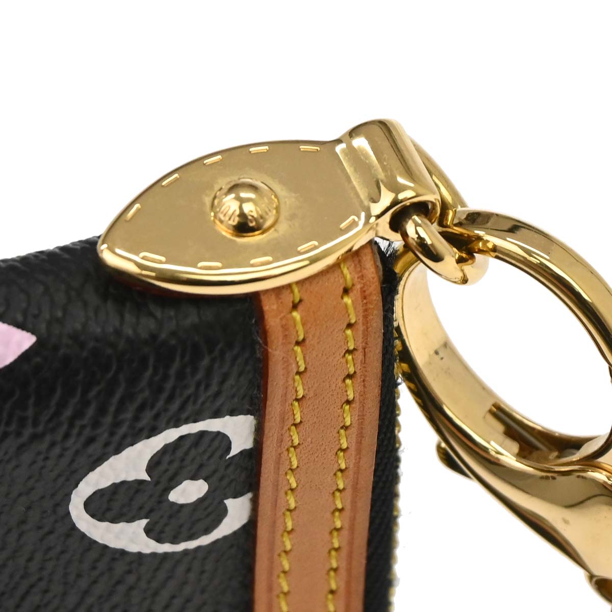 Louis Vuitton Black Multicolor Pochette Milla MM Handbag M60097